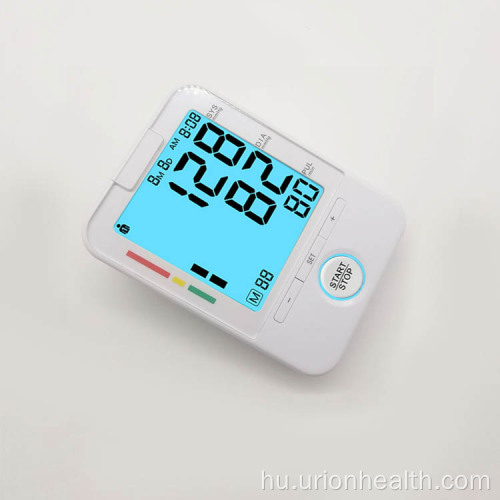 Háttérvilágítású ghygmanometer digitális vérnyomás -monitor